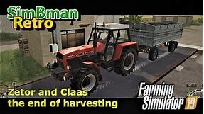 Zetor and Class - end of harvesting FS19/LS19