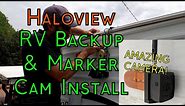 How To Install An RV Backup Camera w/No Backup Cam Prep - Plus, Marker Light Cameras Install!