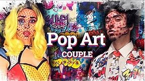 Comic Book / Pop art Makeup for couples | Como disfrazarse al estilo Pop Art
