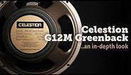 Celestion G12M Greenback, an in-depth look.
