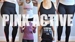 Victoria's Secret Pink Active Haul,Try On, & Review