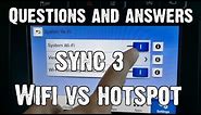Ford SYNC 3 WiFi vs Hotspot - What's the difference?