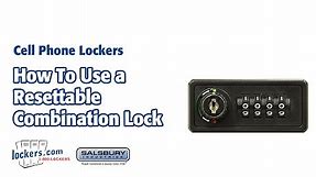 Lockers.com | Resettable Combination Locks - Horizontal