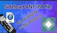 iOS 16 iPA Sideloading, no jailbreak, using AltStore