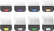 Wahl Professional Animal Stainless Steel Attachment Guide Comb Set for Detachable Blade Pet, Dog, Cat, and Horse Clippers (3390-100)