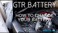 HOW TO CHANGE A NISSAN GTR BATTERY (DIY TUTORIAL) #nissangtrbattery