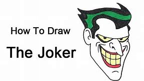 How to Draw The Joker (Batman: The Animated Series)
