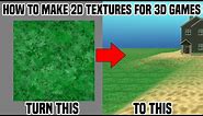 How To Make 2D Textures for 3D Games: Grass