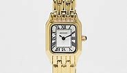 Sekonda womens bracelet watch with square white dial in gold | ASOS