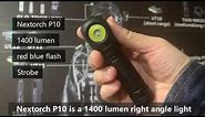 P10 Multi-light Source Tactical Right Angle Flashlight