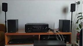 Test Speakers Denon SC-M41 + receiver Sony STR-DG910