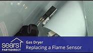Replacing the Flame Sensor in a Gas Dryer