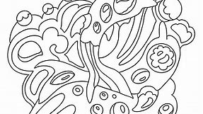 Dolphins coloring pages for Adults - Online or Printable
