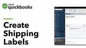 How To Create Shipping Labels: QuickBooks Enterprise | Tutorial