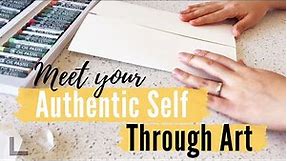Therapeutic Art Activity - Authentic Self (self identity, self esteem)