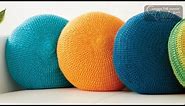 Crochet Full Circle Pillow Pattern | EASY | The Crochet Crowd