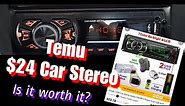 TEMU Car Stereo Review $24!