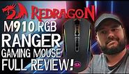 REDRAGON RANGER M910 GAMING MOUSE + SOFTWARE FULL REVIEW!