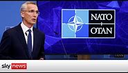 NATO chief delivers update on Ukraine war and spy balloons