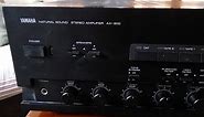 Test Yamaha AX 900 Stereo amplifier