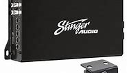 STINGER Audio MT15001 Monoblock Class D Mosfet Power Supply Amplifier with Remote Subwoofer Level Control,1500 Watts RMS.