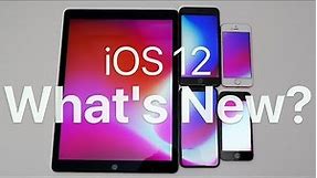 iOS 12 is Out! - Whats new?