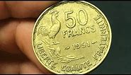 1951 France 50 Francs Coin • Values, Information, Mintage, History, and More