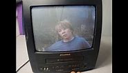 Demo For " Sylvania 13" TV VCR Combo Model SSC132 Retro Gaming CRT Works Great! No Remote