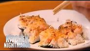 Gordon Disgusted At Sushi Pizza | Kitchen Nightmares
