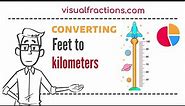 Converting Feet (ft) to Kilometers (km): A Step-by-Step Tutorial #feet #kilometers #conversion