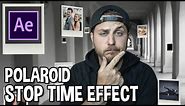 Polaroid Stop Time Effect - After Effects 3D Camera Tracking Tutorial