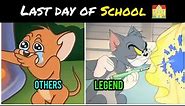 Types of Students in Last day of School Meme