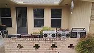 #outside-playing #cassette-boombox #boombox-battery-powered #Sharp-boombox #Aiwa-boombox #national-boombox #Sanyo-outsider #Sanyo-boombox #backyard-play | James Craven Pierce