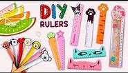 8 DIY RULER IDEAS - How To Make Cute Ruler at Home - School Supplies Idea