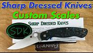 Sharp Dressed Knives Spyderco Military 2 Custom Scales !! Get your knife dressed how you like it !