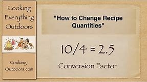 How to Convert Recipes Using a Conversion Factor | Easy Cooking Tips