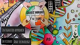 National science day drawing.science for sustainable future drawing poster.