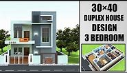 1200 sq ft 3 Bedroom Duplex House || Floor Plan Details || Home Plan for village