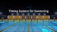 Timing system for swimming