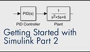 Getting Started with Simulink, Part 2: How to Add a Controller and Plant to the Simulink Model