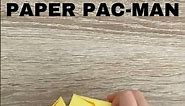 RETRO ARCADE VIDEO GAMES ORIGAMI PAC-MAN PAPER TUTORIAL | PAC-MAN COSPLAY PAPERCRAFT STEP BY STEP