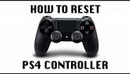 How to Reset PS4 Controller