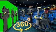 Toothless Dragon 360° - CINEMA HALL | Toothless react to Dancing meme | VR/360° Experience