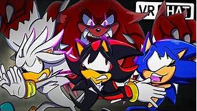 Sonic, Shadow & Silver Meet Werechidna Knuckles! (VR Chat)