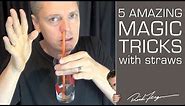 How to do 5 Amazing Magic Tricks with a Straw
