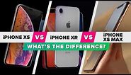 iPhone XS vs. iPhone XR vs. iPhone XS Max: What sets them apart?