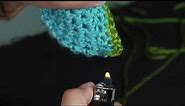 Fixing Frayed Crochet Yarn