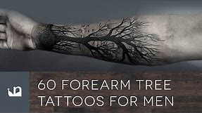 60 Forearm Tree Tattoos For Men