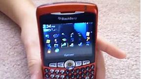 Blackberry curve 8320 sunset review