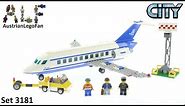 Lego City 3181 Passenger Plane Speed Build